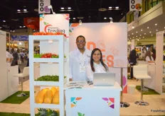 Transna Trading exporters of fruit and vegetables from the Dominican Republic to the US was represented by Ramon Lipion and Lisbeth Hernandez.